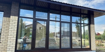 Установка окон ПВХ, ламинация