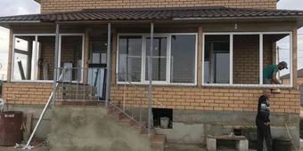 Установка окон ПВХ KBE-58/24 фурнитура МАКО