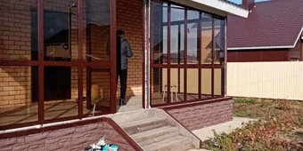 Установка алюминиевых конструкций