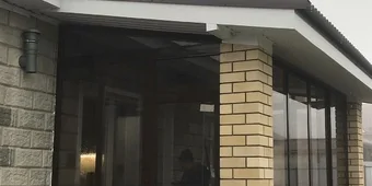 Холодное остекление беседки